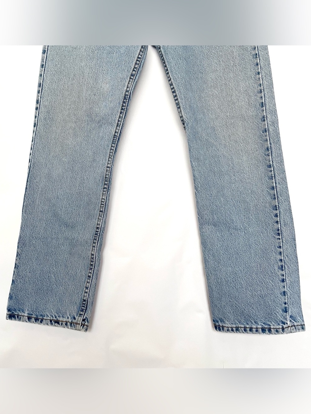 VTG Levis 505 Jean Straight Leg 1997 Orange Tab USA Size 29x28.25 (Tag 31x30) - Picture 7 of 16